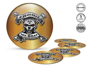 Adesivo Ruota Limited Logo Sport Racing Domed